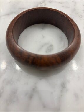 Wooden Brown  Bangle Bracelet